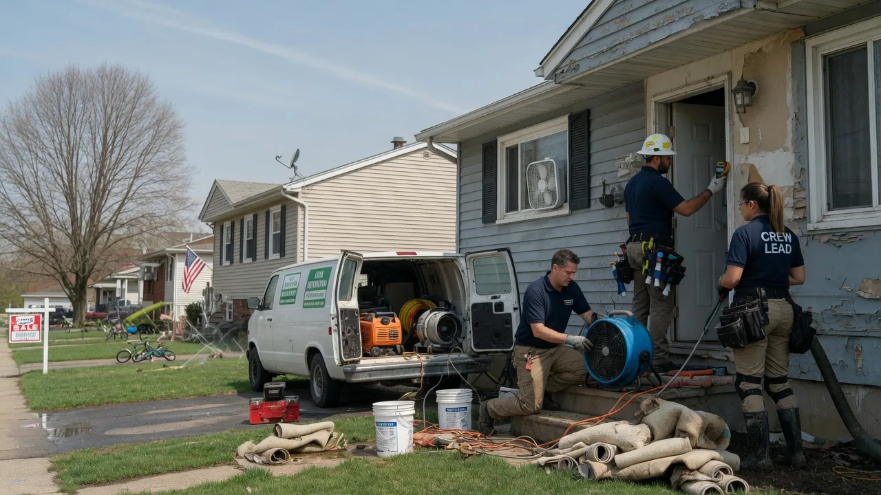 Flood Cleanup in Milford Center, OH near me